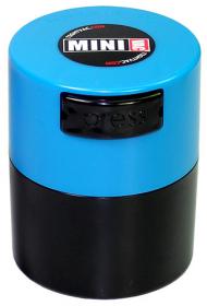 Boite MINIVAC Couvercle Bleu Claire / Corps Noir 0,12L 40g